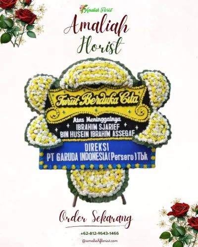 Papan Bunga Duka di Guntur