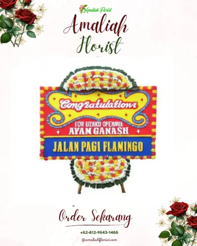 Bunga Papan Congratulation di Guntur